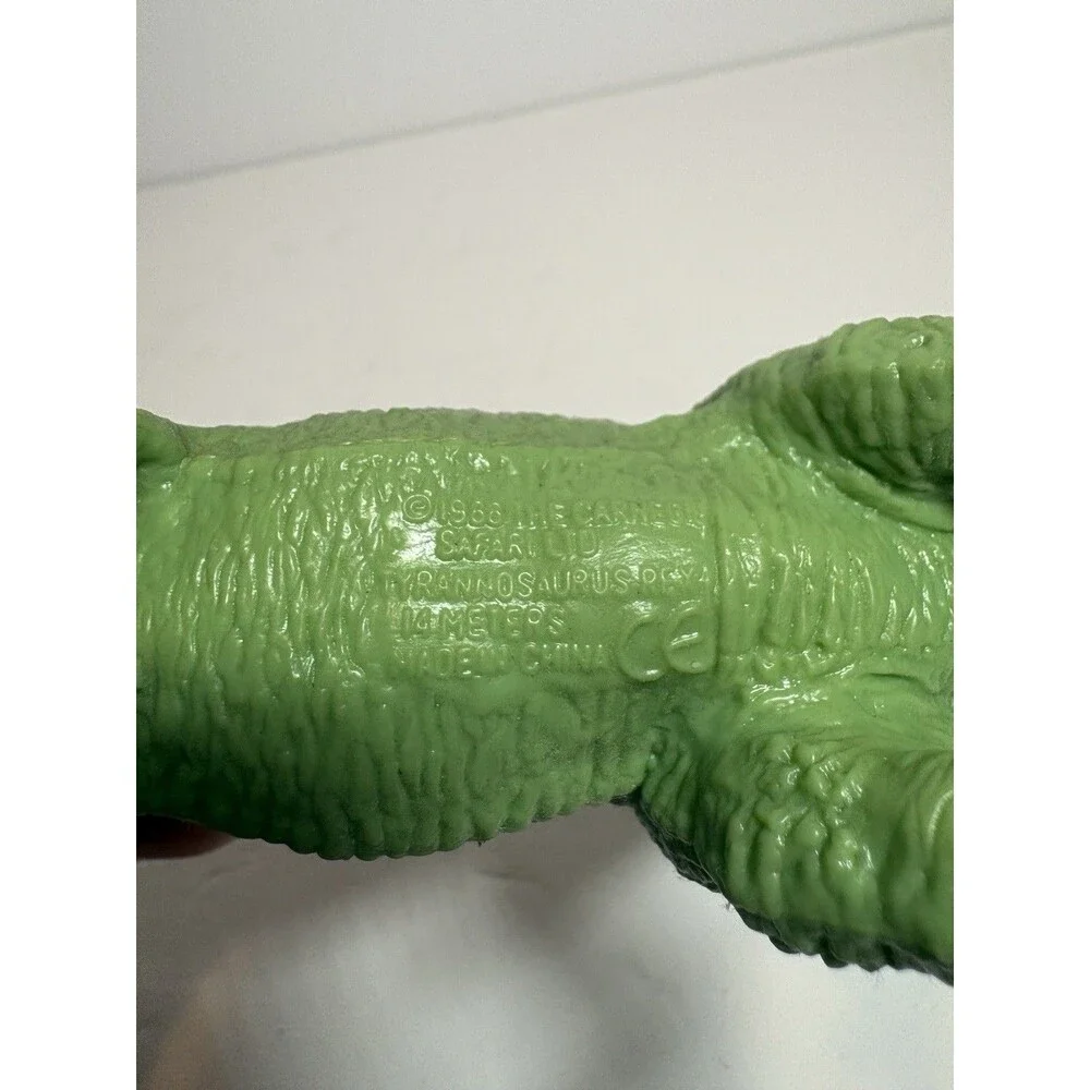 1988 Vtg Carnegie Safari Tyrannosaurus Rex T-Rex Hard Rubber Figure 9